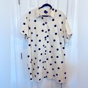 Who What Where Polka Dot Swing Dress, size 2X